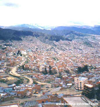 La Paz - Una vista de la ciudad
